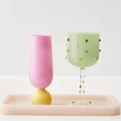 Aden Cocktail Glass Pink