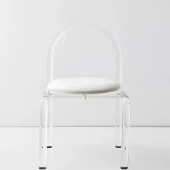 Arch Lucite Accent Chair White