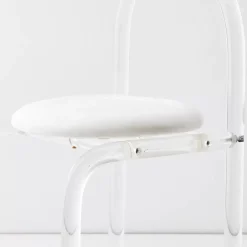 Arch Lucite Accent Chair White