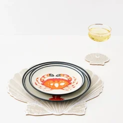 Clam Shell Coaster Set Of 4 Natural