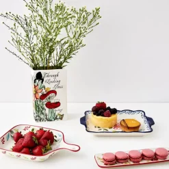 Forest Friends Ceramic Serving Plate With Handle