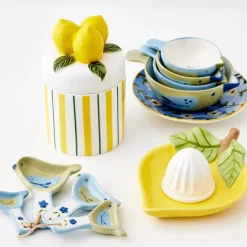 Lemon Ceramic Canister