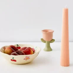 Soy Taper Candle Peach