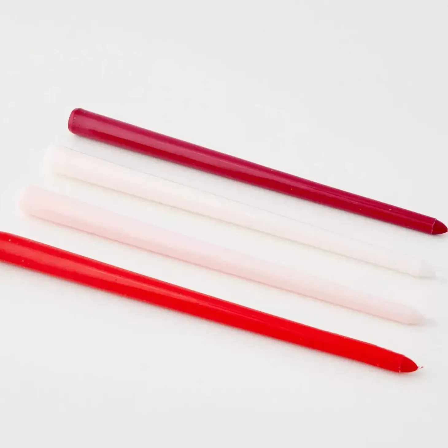 Taper Candle Assorted 4 Pack Rose