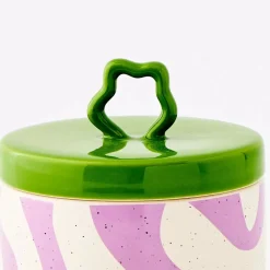 Whorl Kitchen Ceramic Canister Small