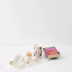 Zen Acrylic Bath Caddy Clear